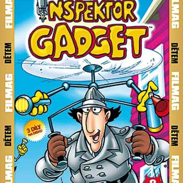 DVD Inspektor Gadget 8 „Šikula“ je roztomilý inspektor u policie