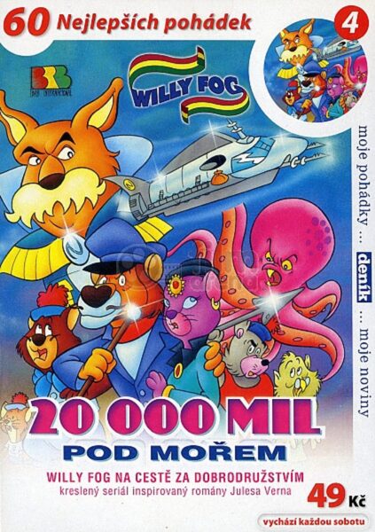 DVD Willy Fog - 20000 mil pod mořem 4 DVD Willy Fog - 20000 mil pod mořem 4