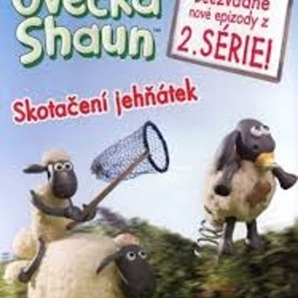DVD Ovečka Shaun - Skotačení jehňátek  2.série 8 nejnovějších příběhů ovečky Shaun.