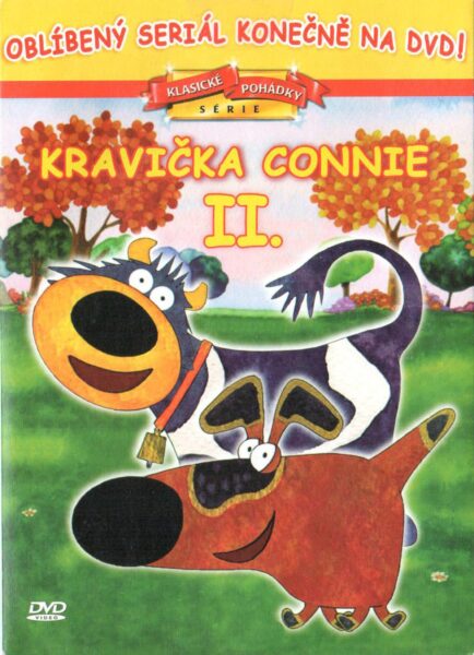 DVD Kravička Connie 2 DVD Kravička Connie 2 Oblíbený dětský seriál na DVD. Chcete děti naučit jména jednotlivých zvířátek a rostlinek? Pak je právě Kravička Connie tou pravou pohádkou
