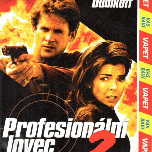 DVD Profesionální lovec 2 (poškozené) Obal DVD je poškozený vlhkem a pokroucený.
