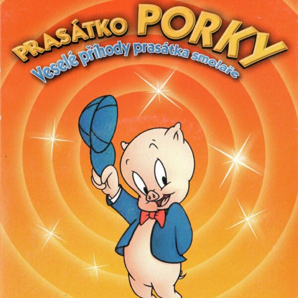 DVD Prasátko Porky: Veselé příhody prasátka smolaře Vedle Bugse Bunnyho a Kačera Daffyho přichází i další slavná postavička animovaných grotesek. Dobrácké prasátko Porky